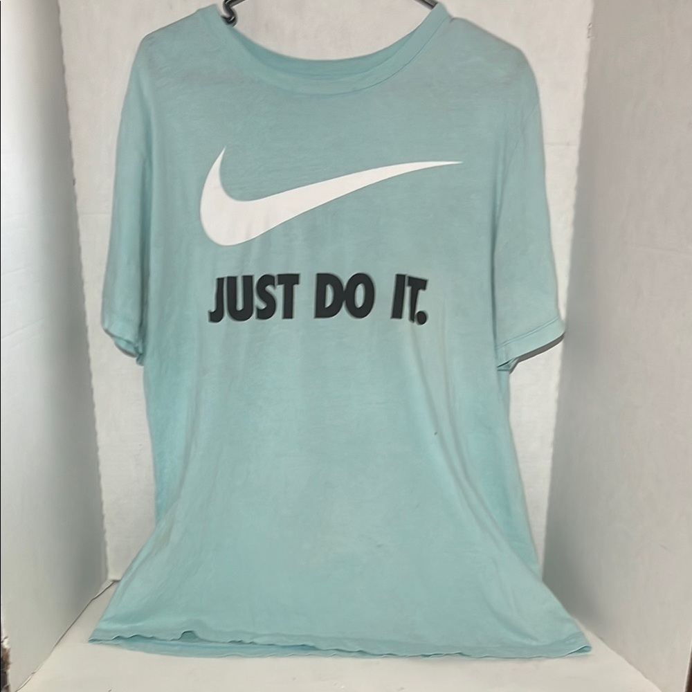 Nike Aqua Blue 'Just Do It' Tee